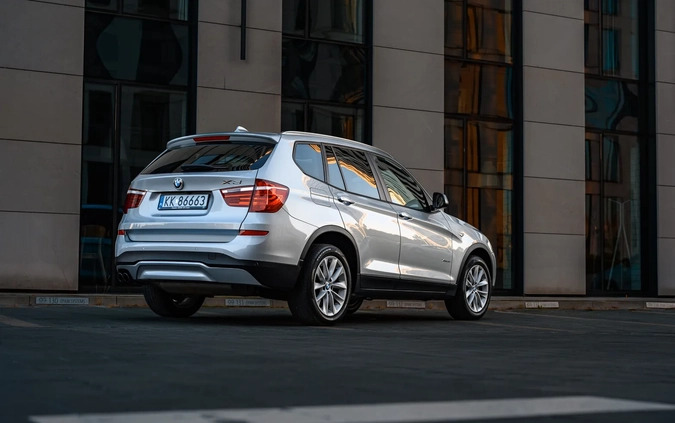 BMW X3 cena 89000 przebieg: 94000, rok produkcji 2017 z Żywiec małe 407